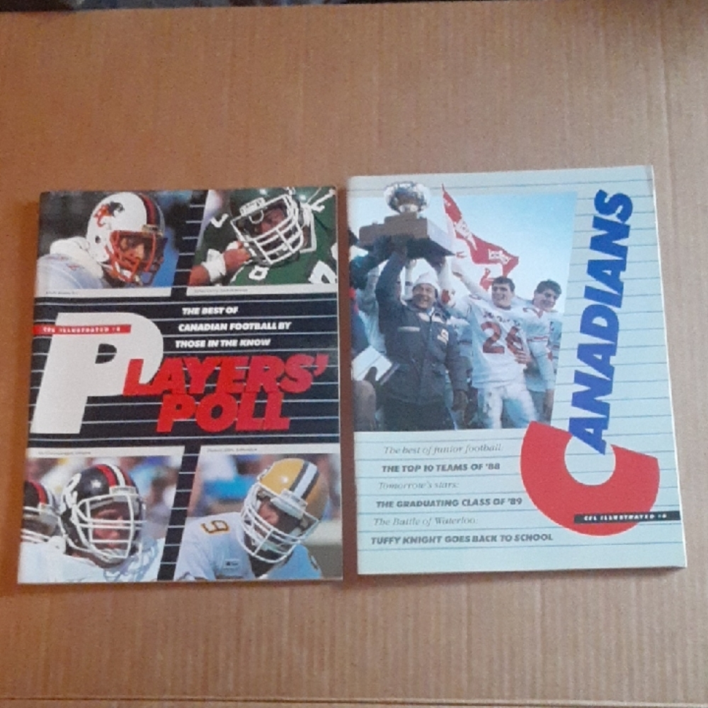 Canadian Football League Magazines Set 1988